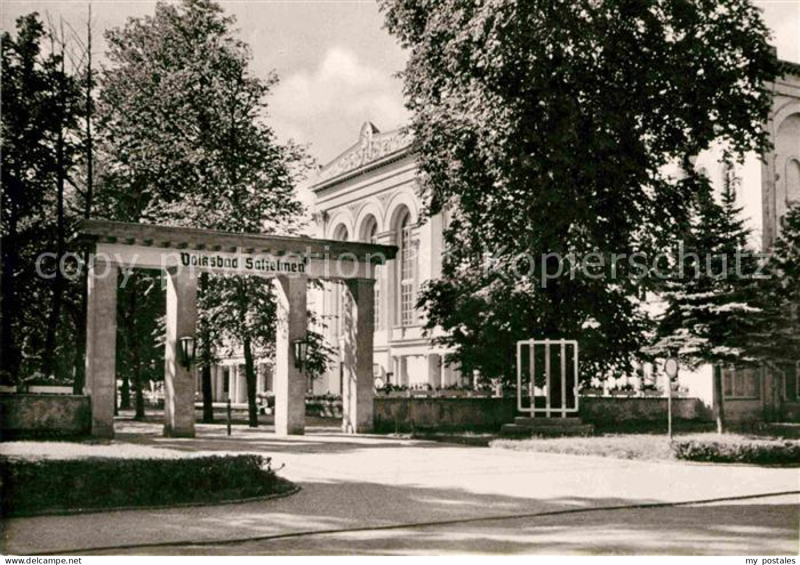 Schoenebeck Elbe Kurhaus Volksbad Salzelmen
