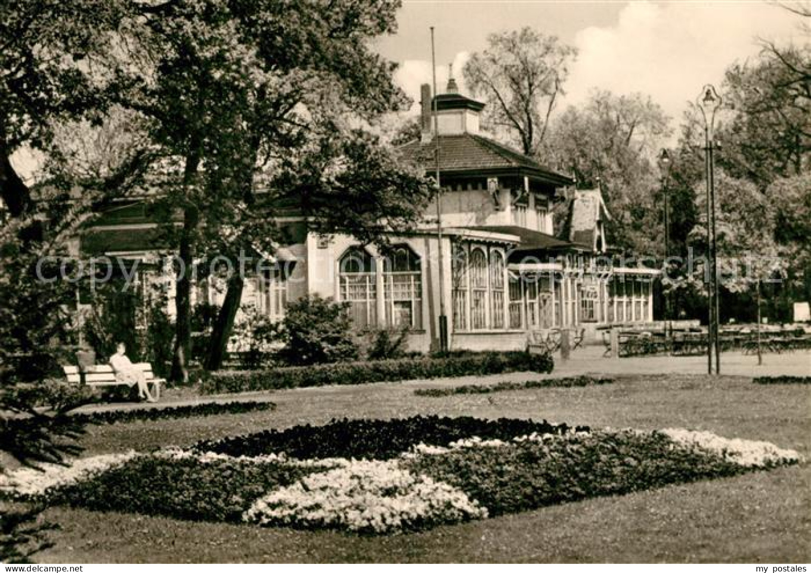 Schoenebeck Elbe Volksbad Salzelmen Kurparkgaststaette