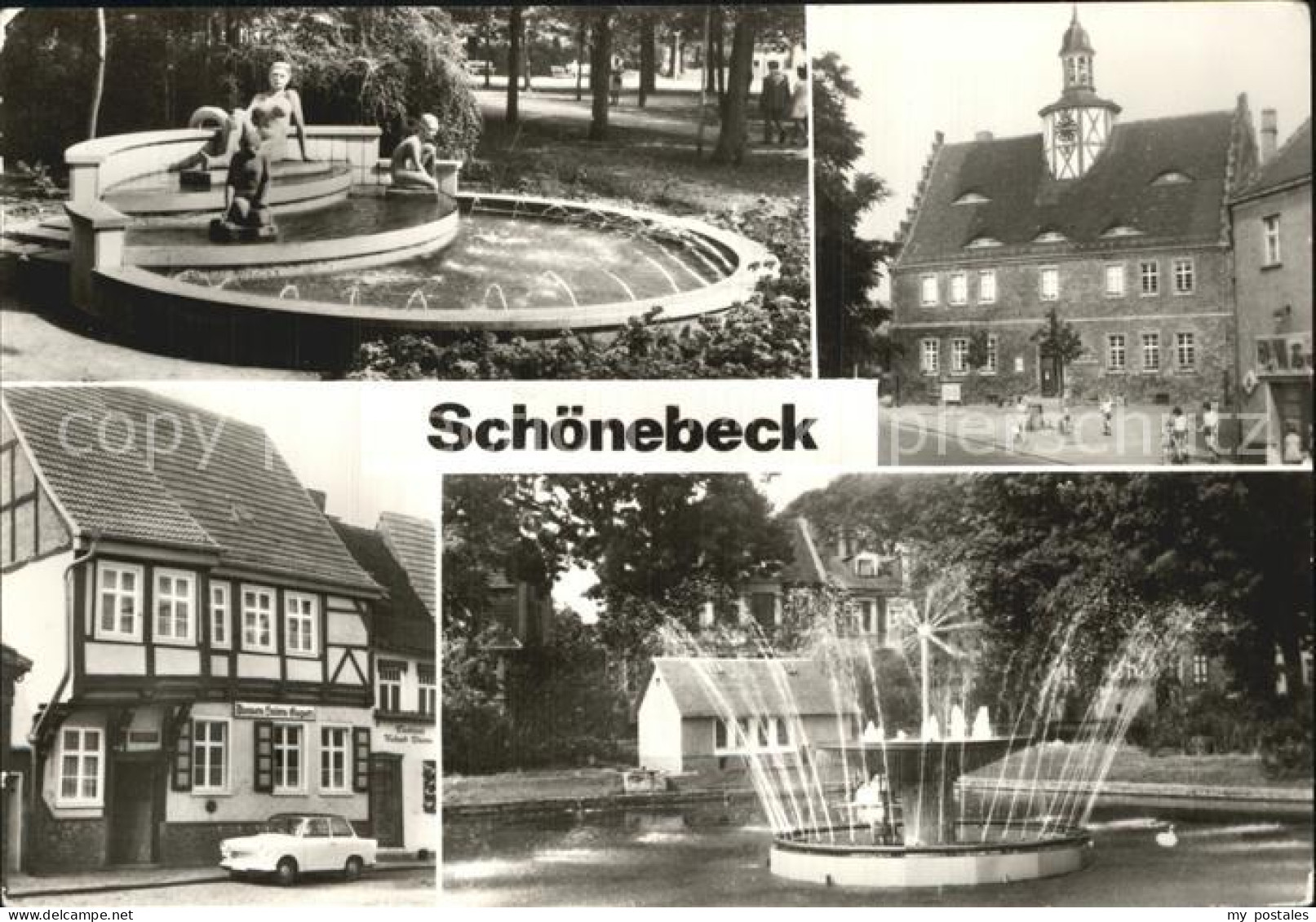 Schoenebeck Elbe Wasserspiele Kurpark Kreismuseum Rosmarienstrasse Fachwerkhaus
