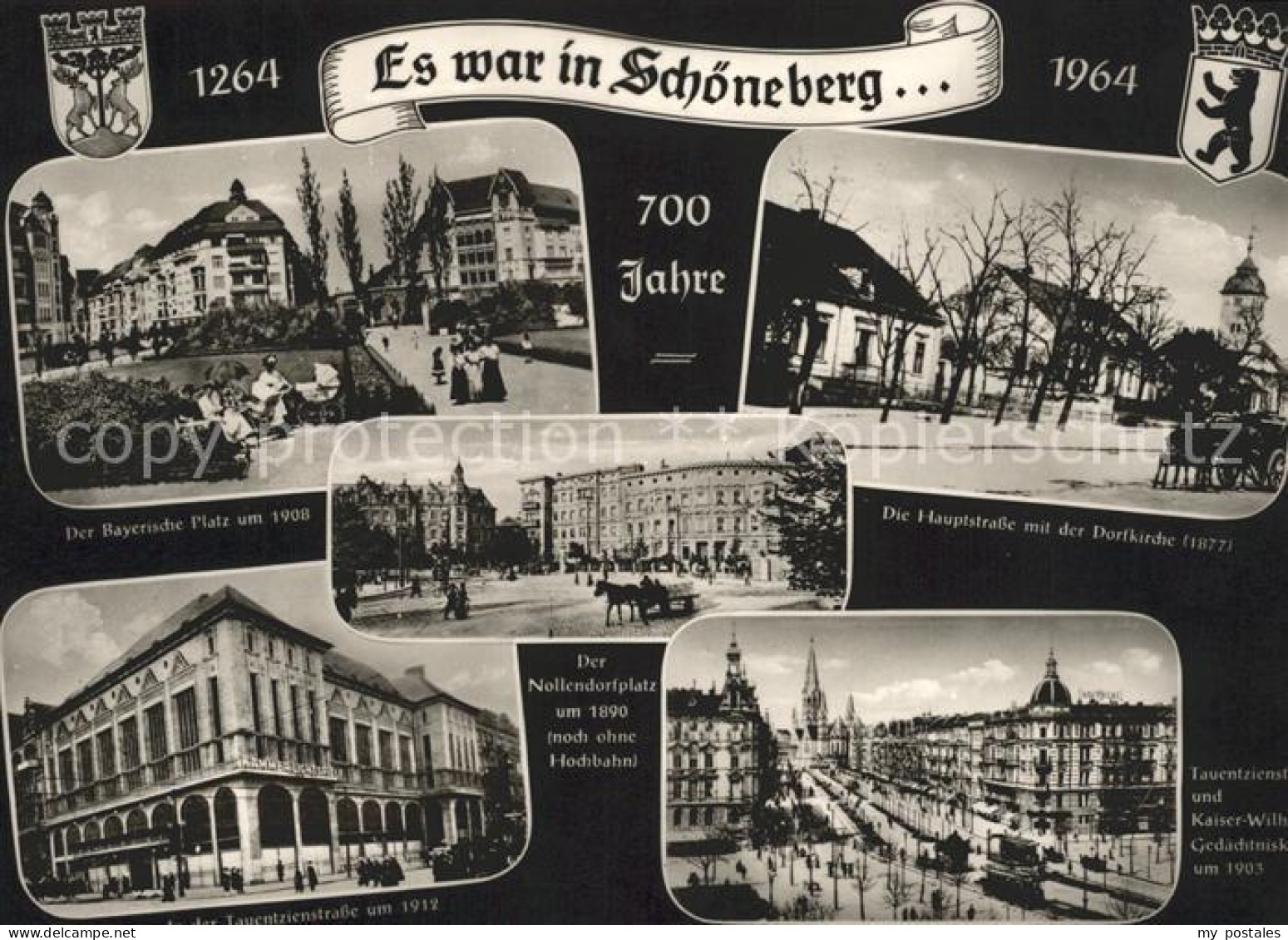 Schoeneberg Berlin 700 Jahre Nollendorfplatz Bayerischer Hof Hauptstrasse Dorfki
