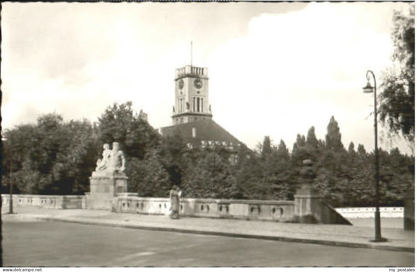 Schoeneberg Berlin Rathaus ungelaufen ca. 1955