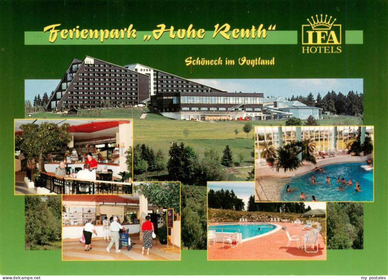 Schoeneck Vogtland Sachsen IFA-Ferienpark Hohe-Reuth Vogtland Hotel Schwimmbad H