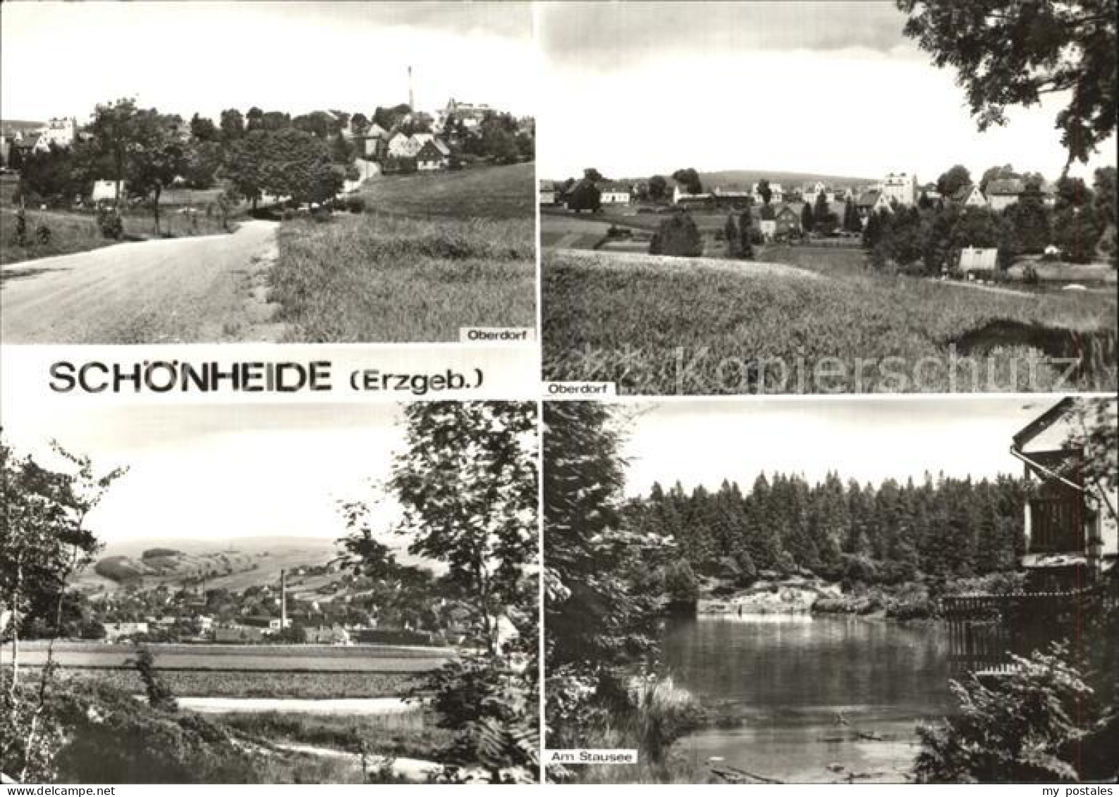Schoenheide Erzgebirge Oberdorf Stausee
