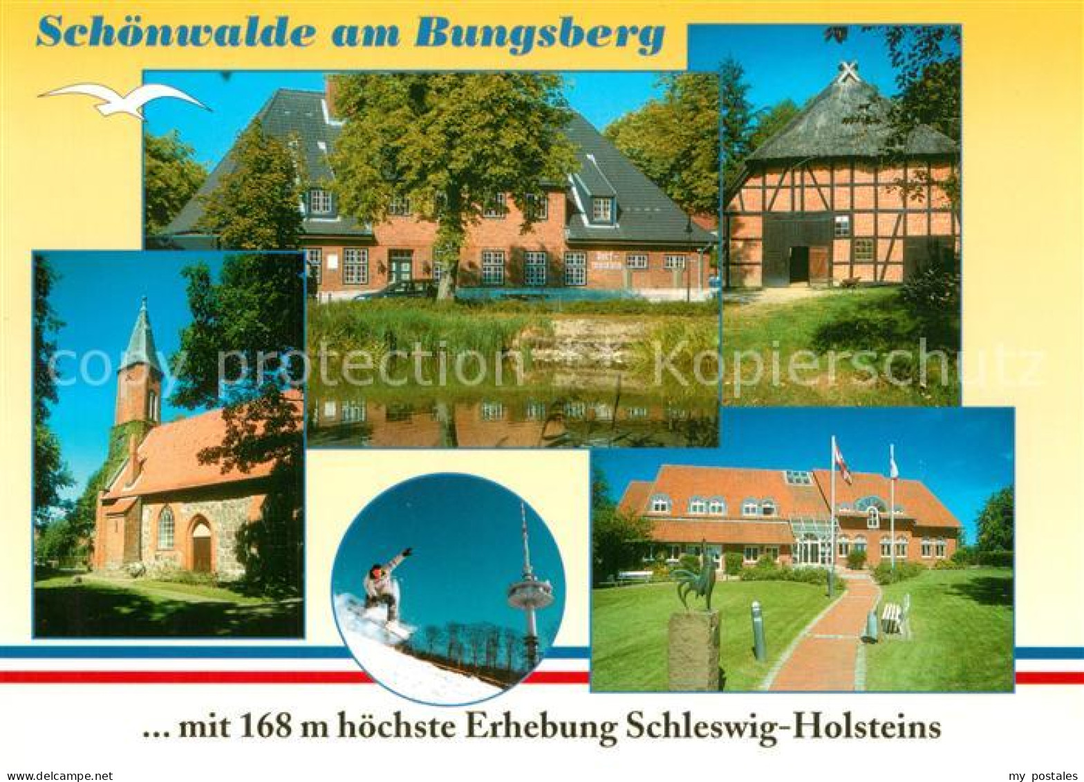 Schoenwalde Bungsberg Kirche Fachwerk hoechste Erhebung Schleswig-Holsteins