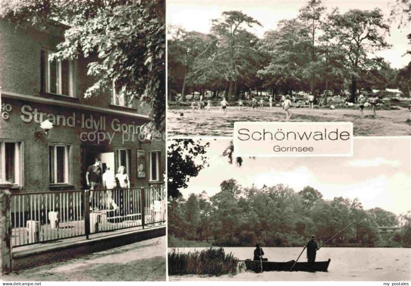 Schoenwalde Wandlitz Bernau Gorinsee Barnim Brandenburg Gorinsee Strand-Idyll Ba