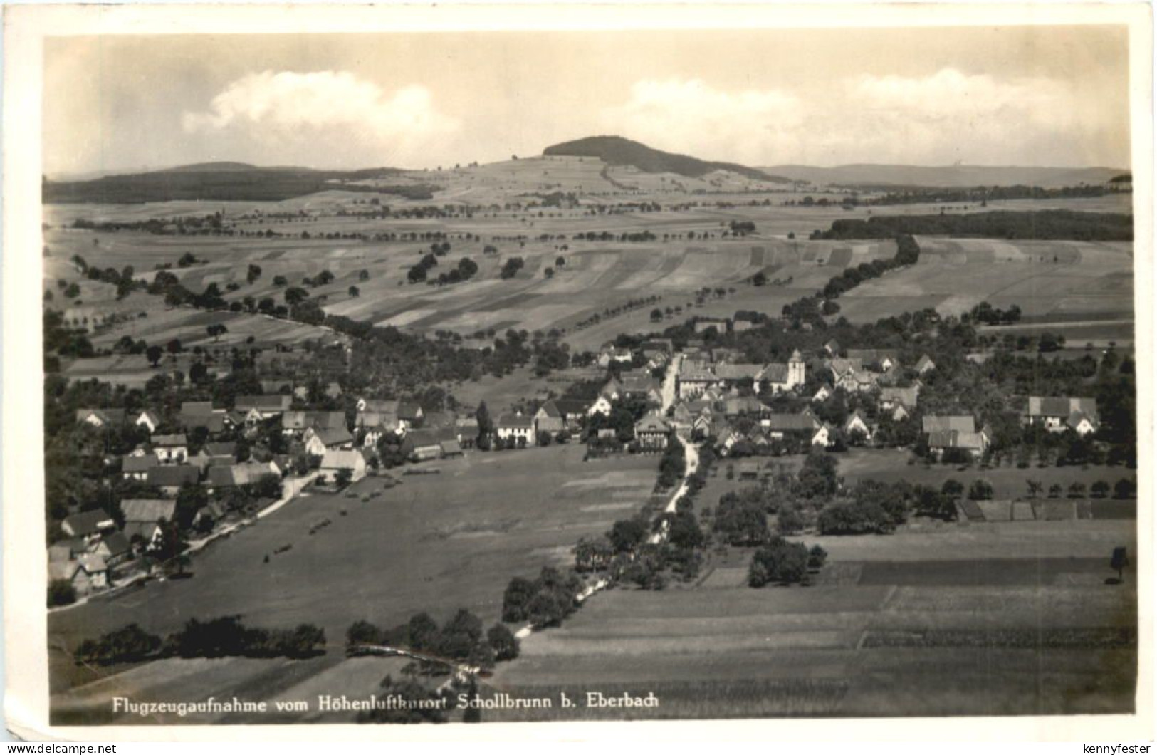 Schollbrunn bei Eberbach - Flugzeugaufnahme - Waldbrunn