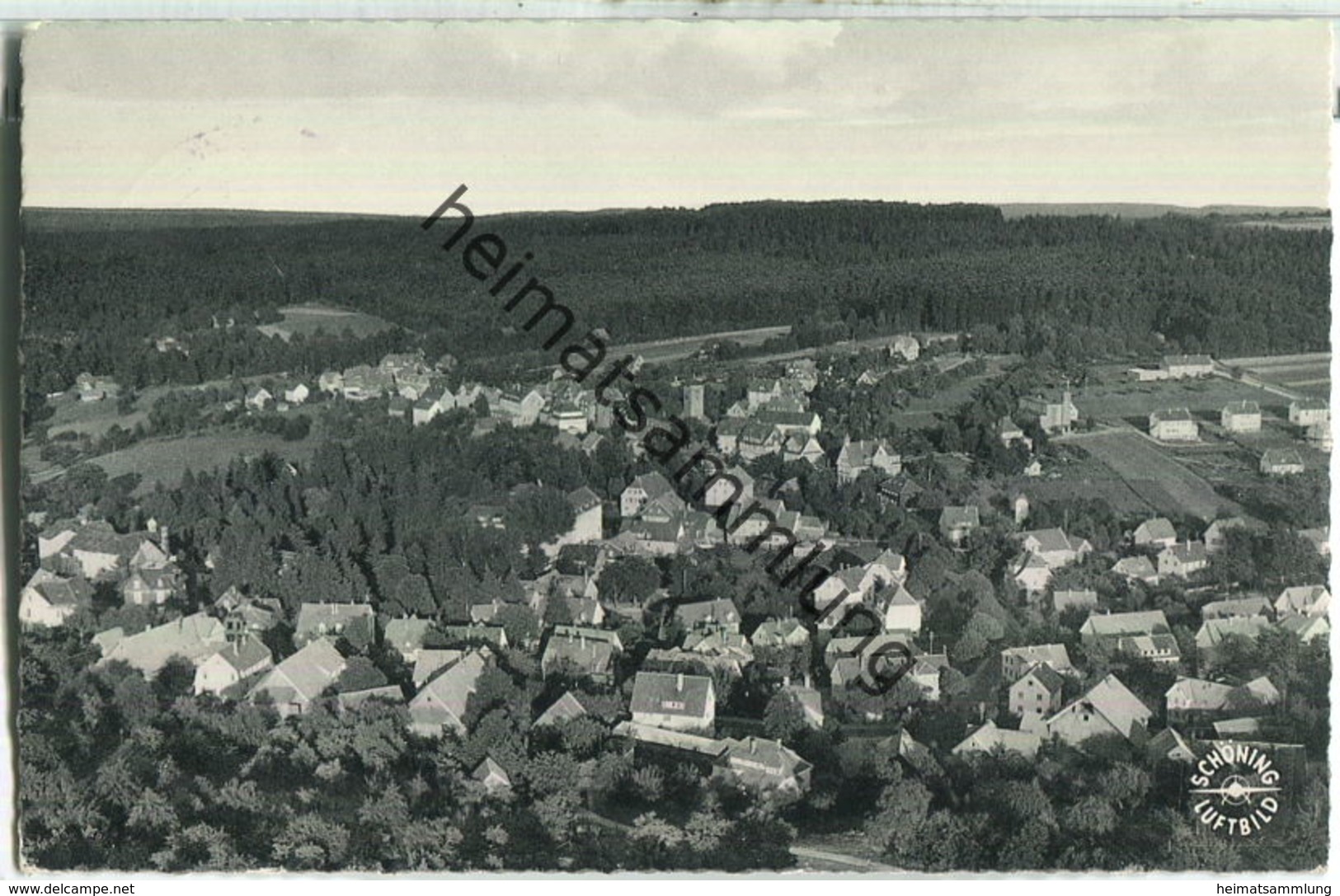 Schömberg - Luftbild - Foto-Ansichtskarte - Verlag Fotohaus Ostermann Schömberg