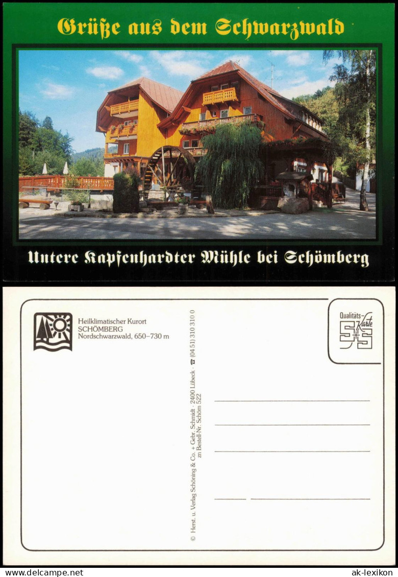 Schömberg (Schwarzwald) Untere Kapfenhardter Mühle bei Schömberg 1990