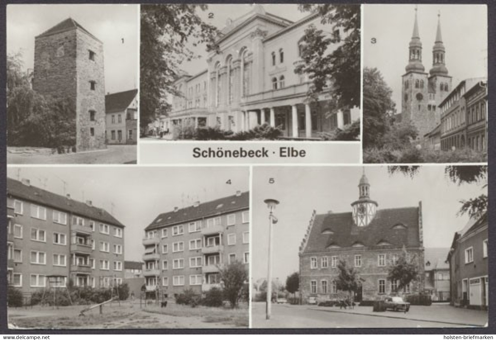 Schönebeck - Elbe, 5 Bilderkarte