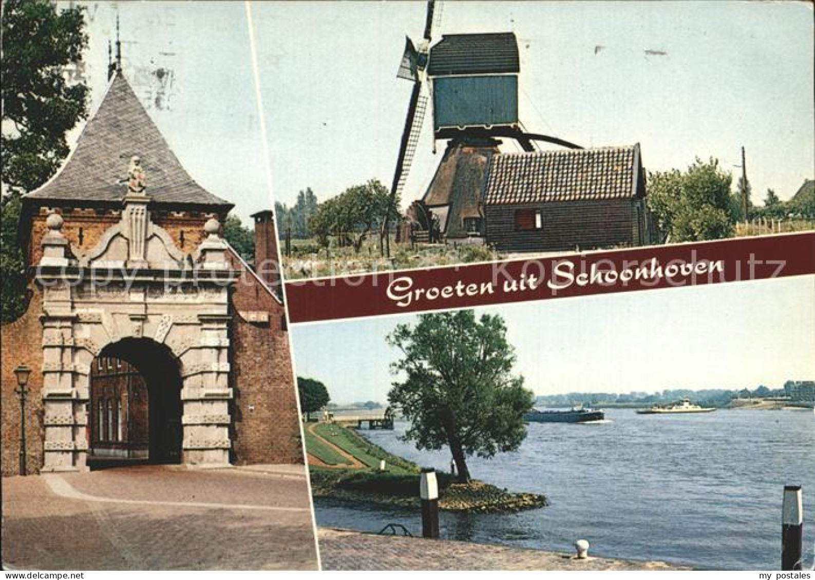 Schoonhoven Molen Bonrepas Veerpoort