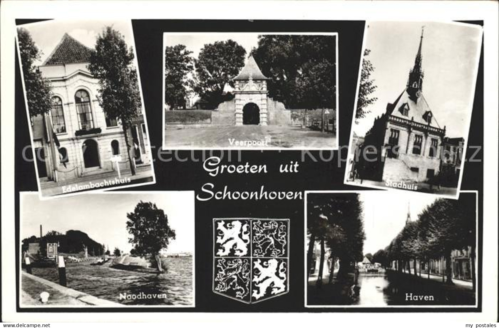 Schoonhoven Veerpoort Stadhuis Haven Noodhaven