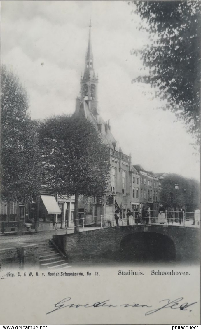 Schoonhoven (ZH) Stadhuis (Kade) 1904