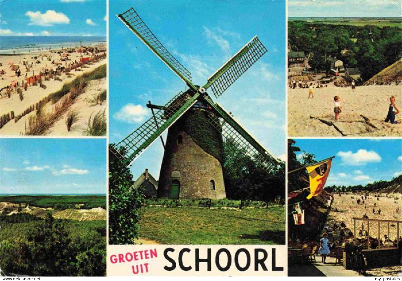 Schoorl NL Strandpartien Windmuehle