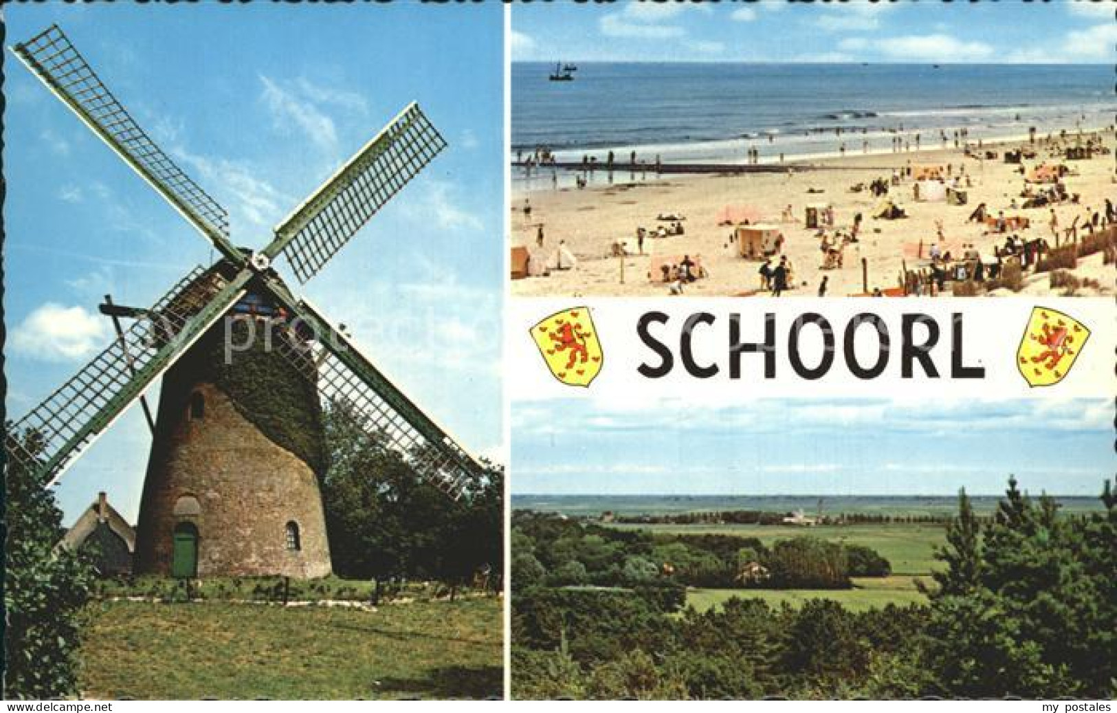 Schoorl Windmuehle Strand