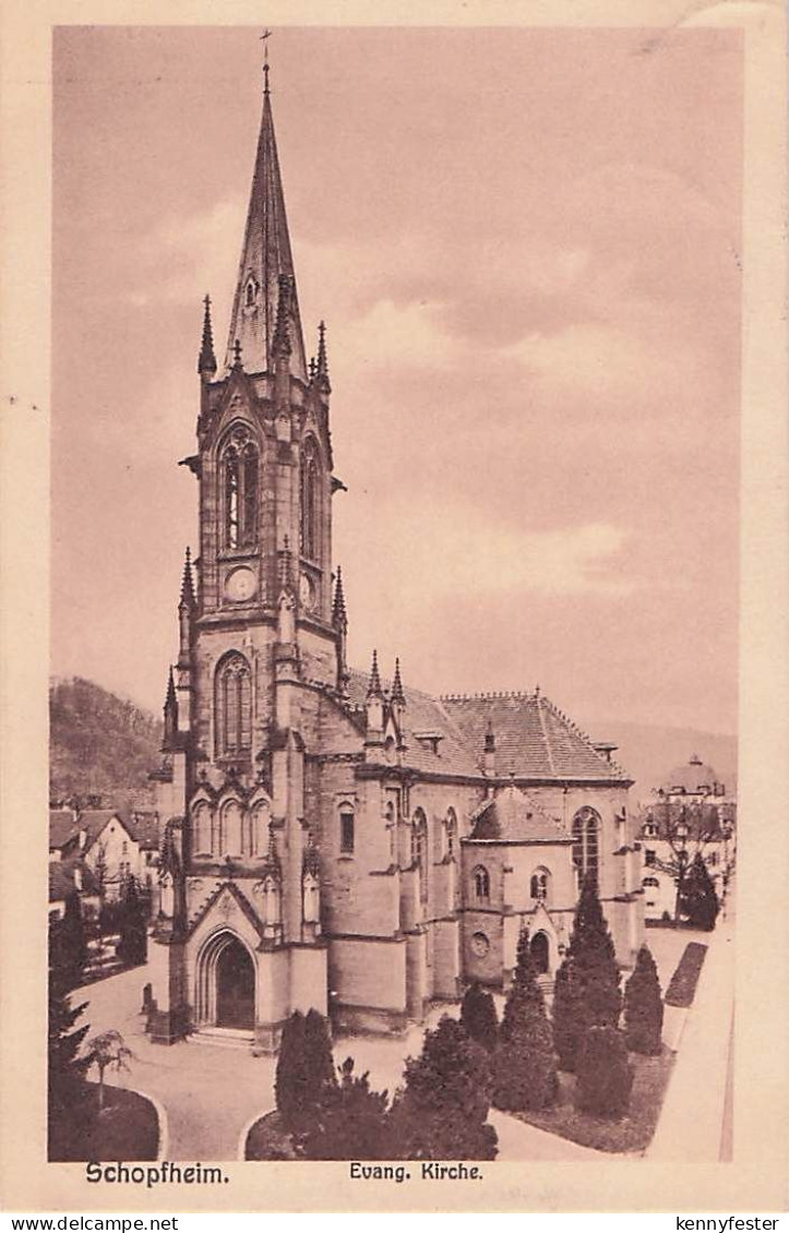 Schopfheim. Evang. Kirche.