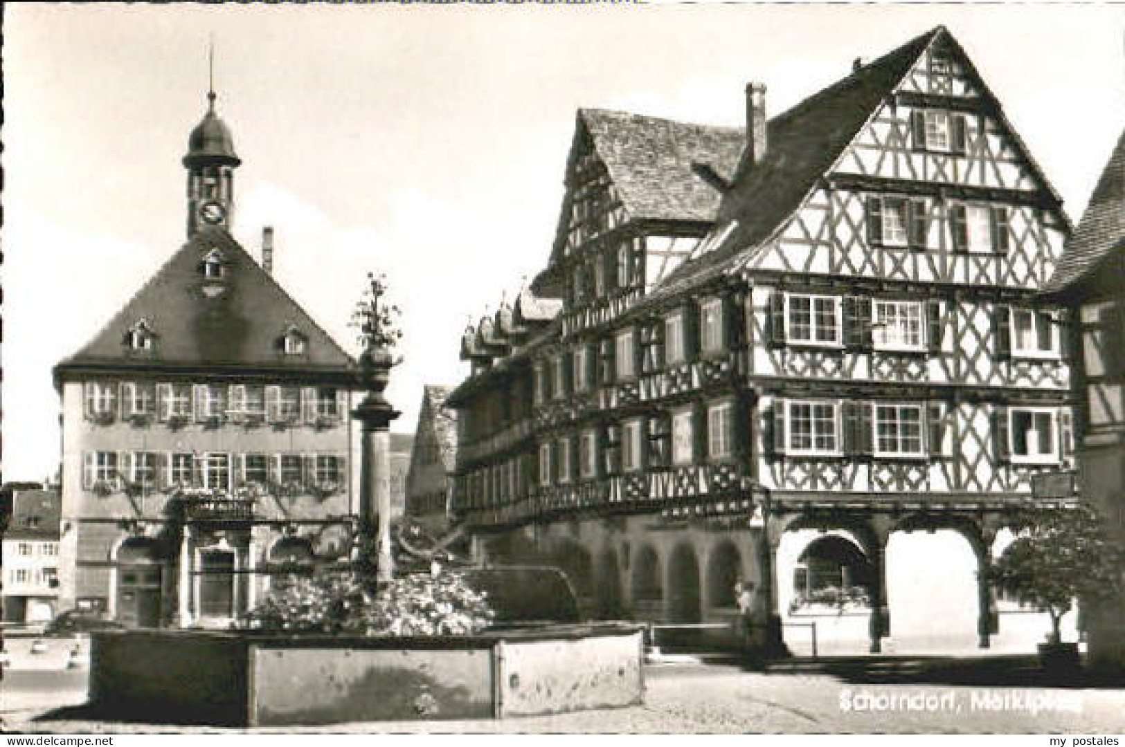 Schorndorf Wuerttemberg Schorndorf Marktplatz x 1962