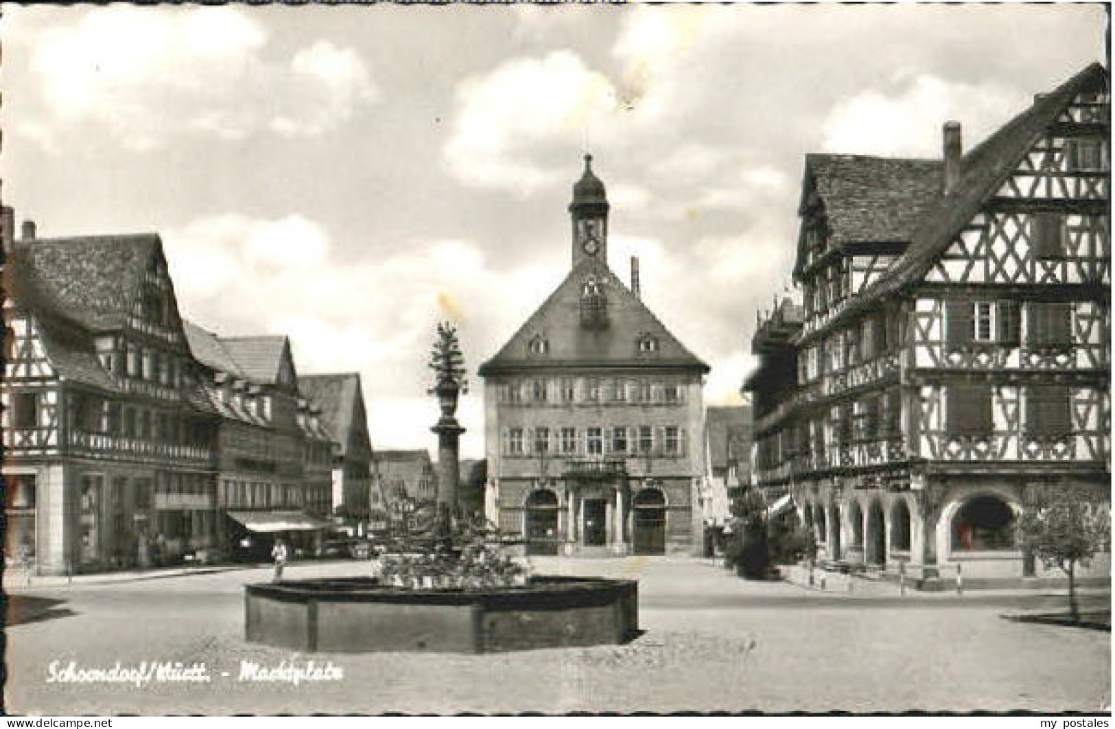 Schorndorf Wuerttemberg Schorndorf Marktplatz x 1963