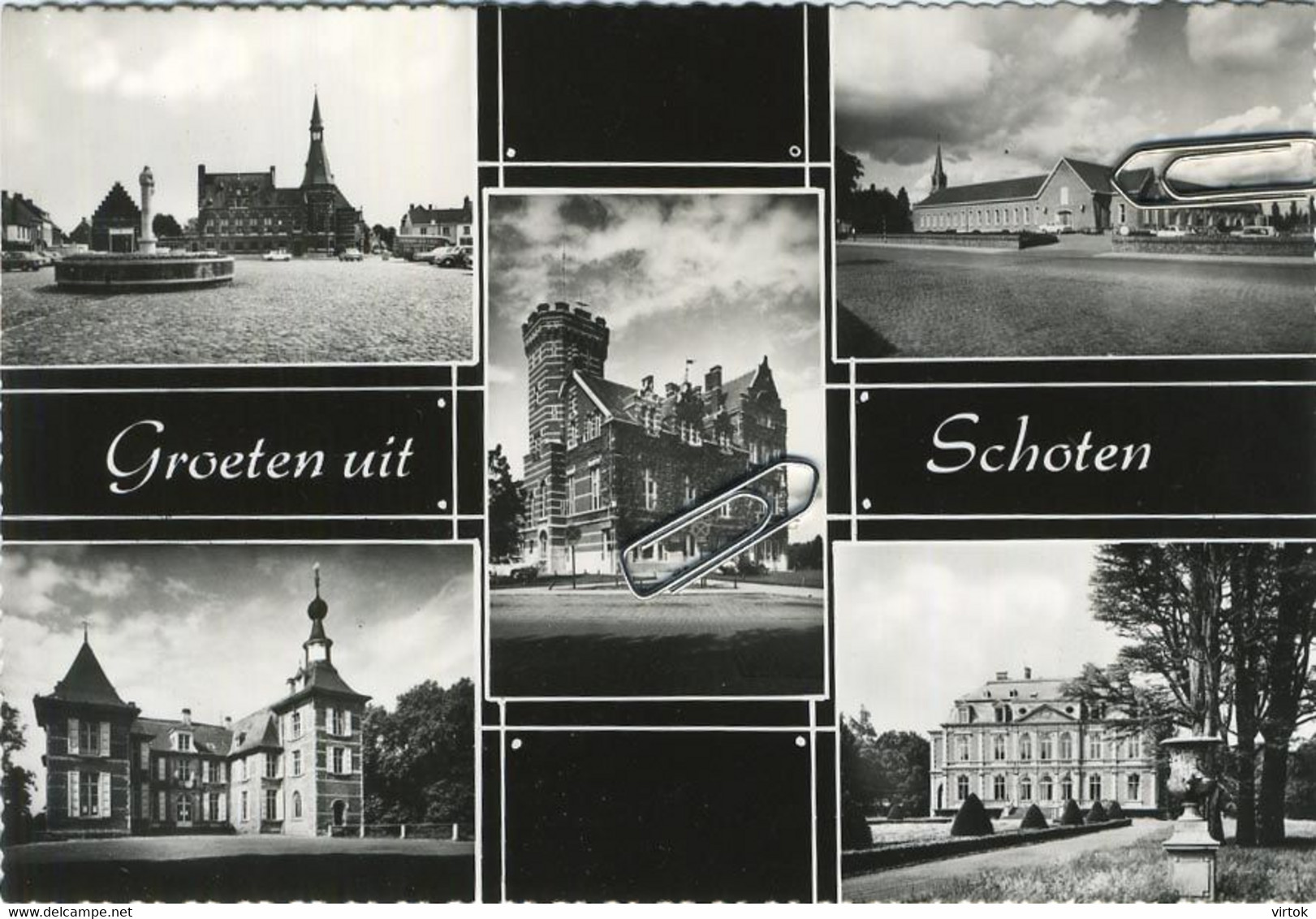 SCHOTEN :     (  formaat 15 x 10.5 cm )