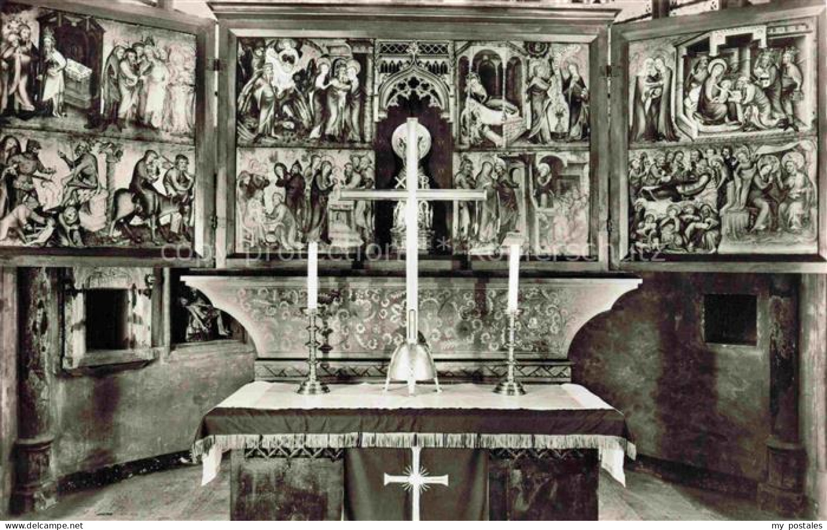 Schotten Vogelsbergkreis Hessen Marienaltar Stadtkirche Altar Triptychon Altarge