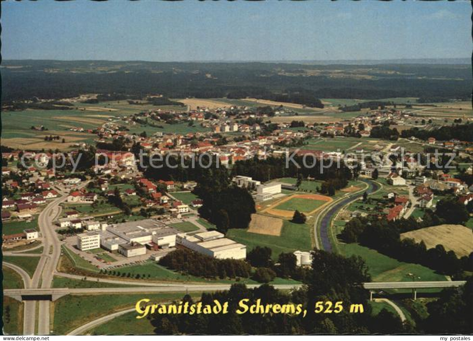 Schrems Waldviertel Fliegeraufnahme