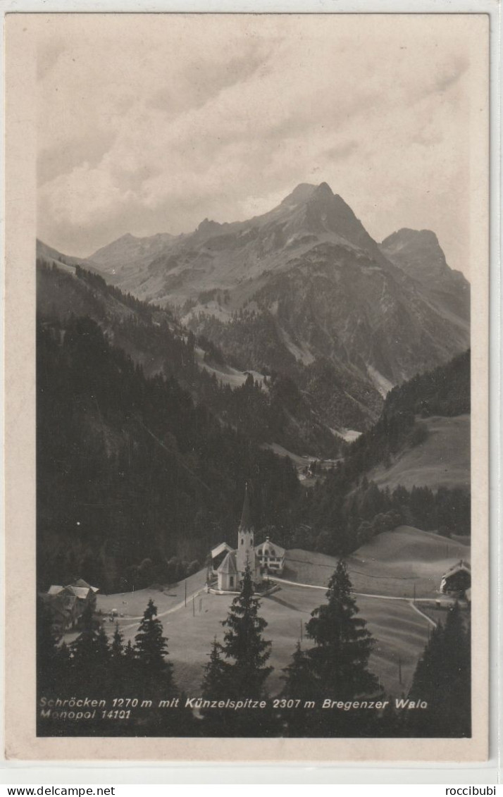 Schröcken mit Künzelspitze, Bregenzer Wald