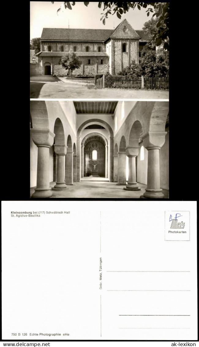Schwäbisch Hall Kleincomburg bei Schwäbisch Hall St. Ägidius-Basilika 1960