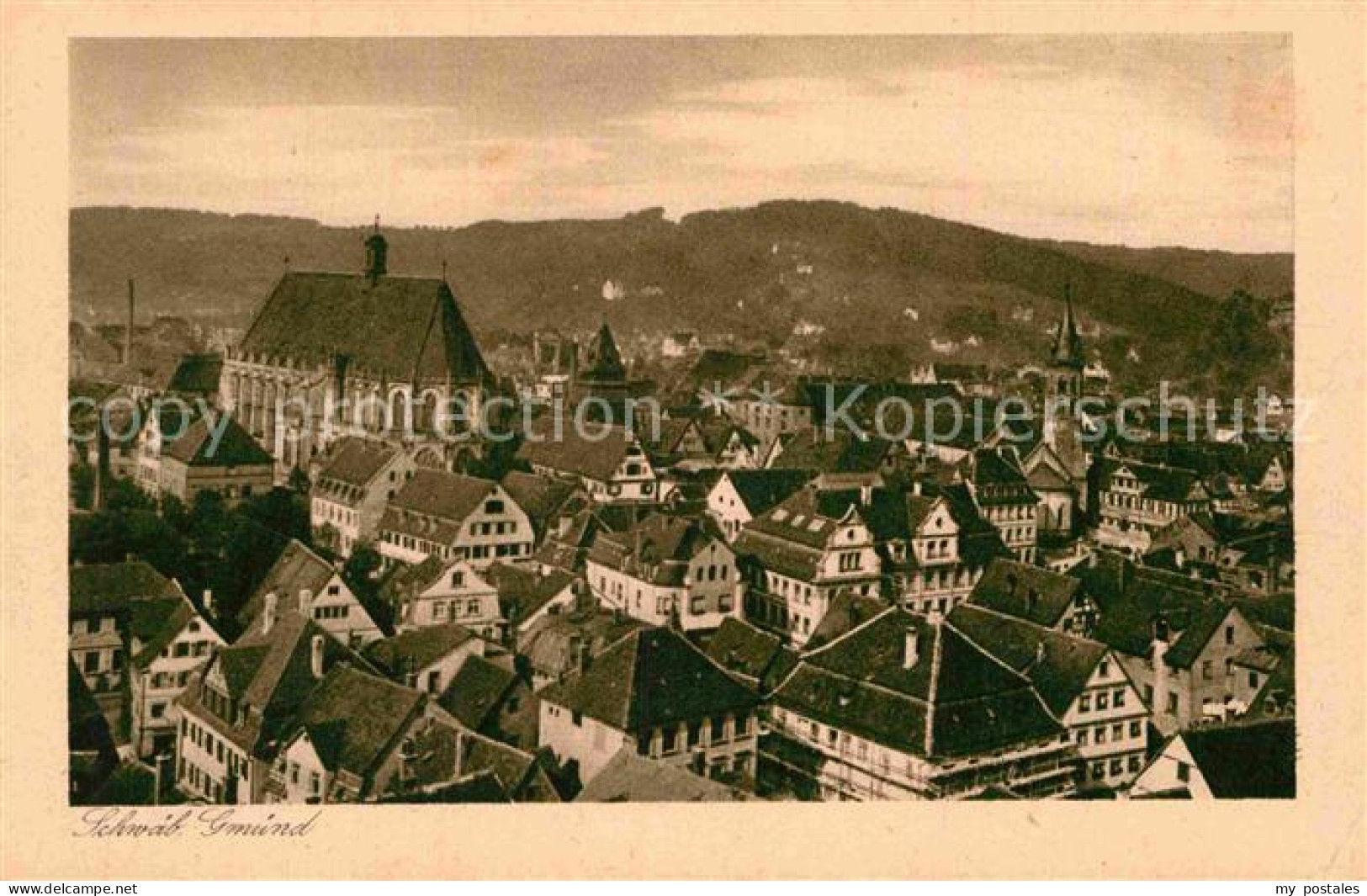 Schwaebisch Gmuend Stadtblick