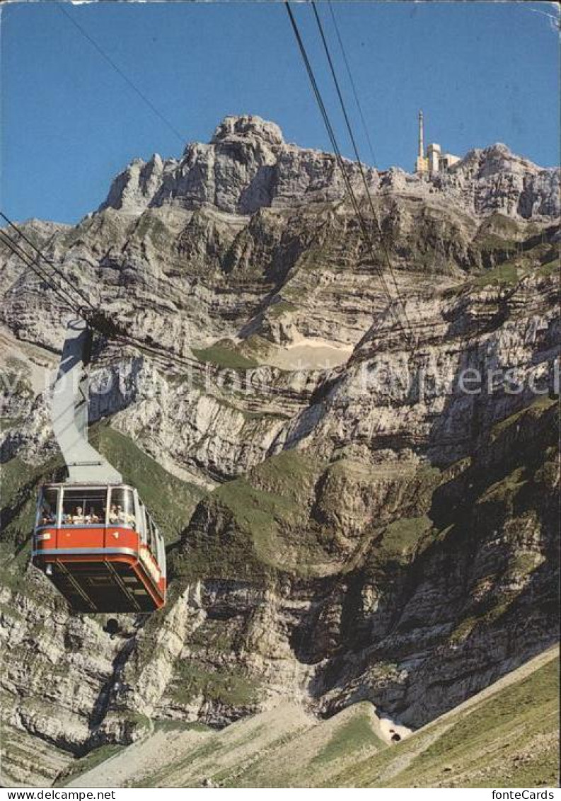 Schwaegalp AR Saentis Schwebebahn Gyrenspitz Saentis