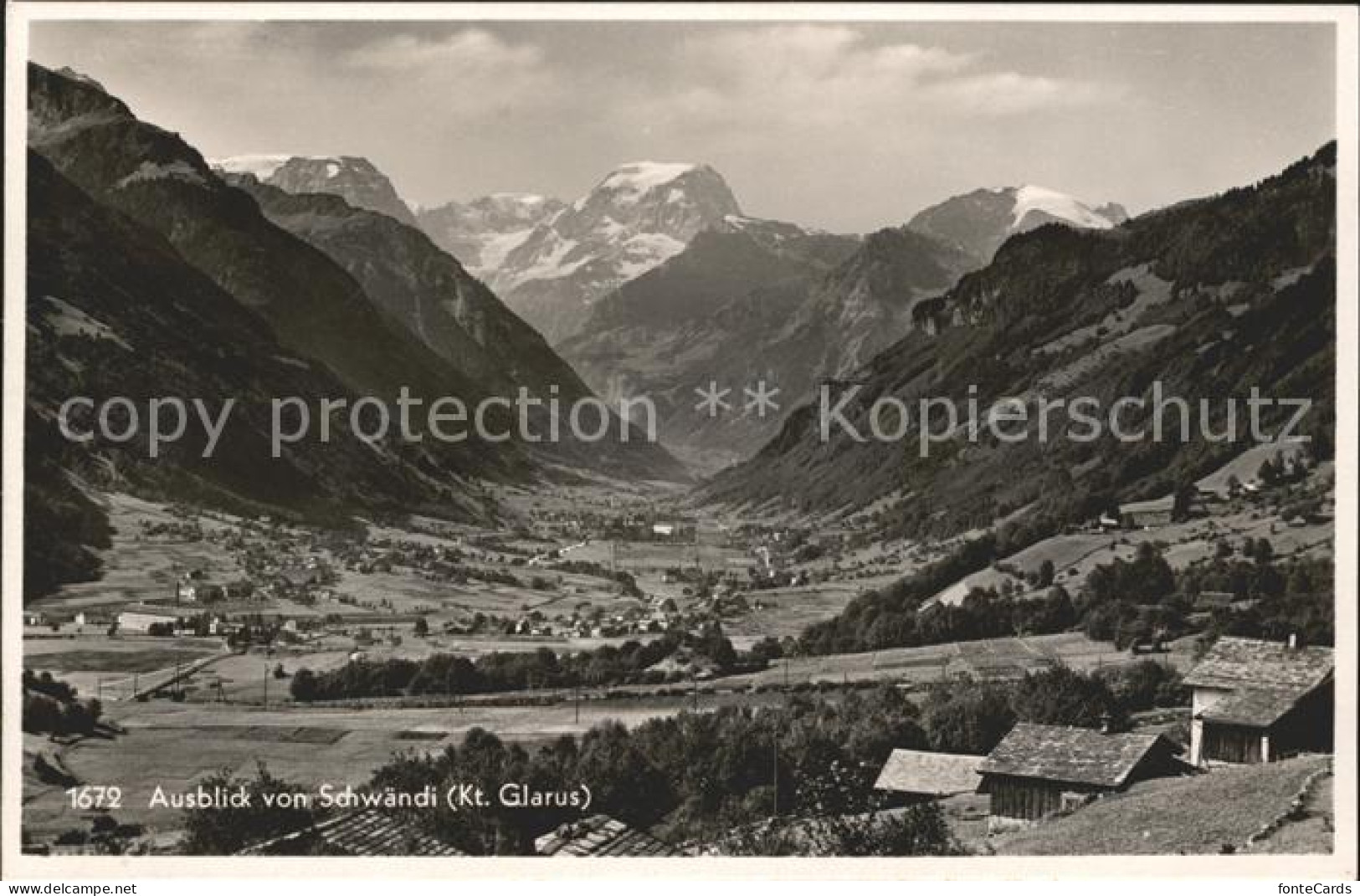 Schwaendi Schwanden Panorama