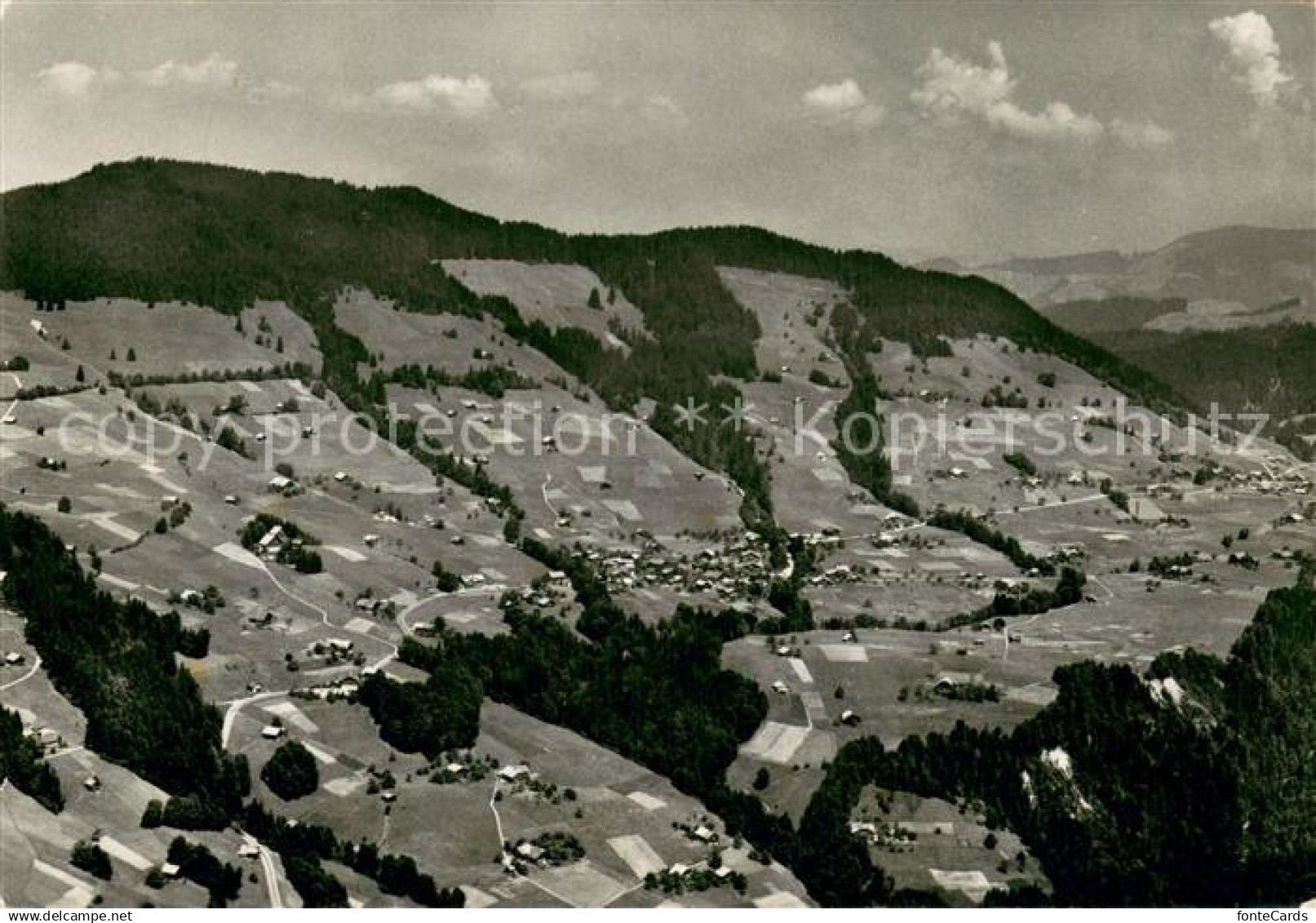 Schwanden BE Fliegeraufnahme