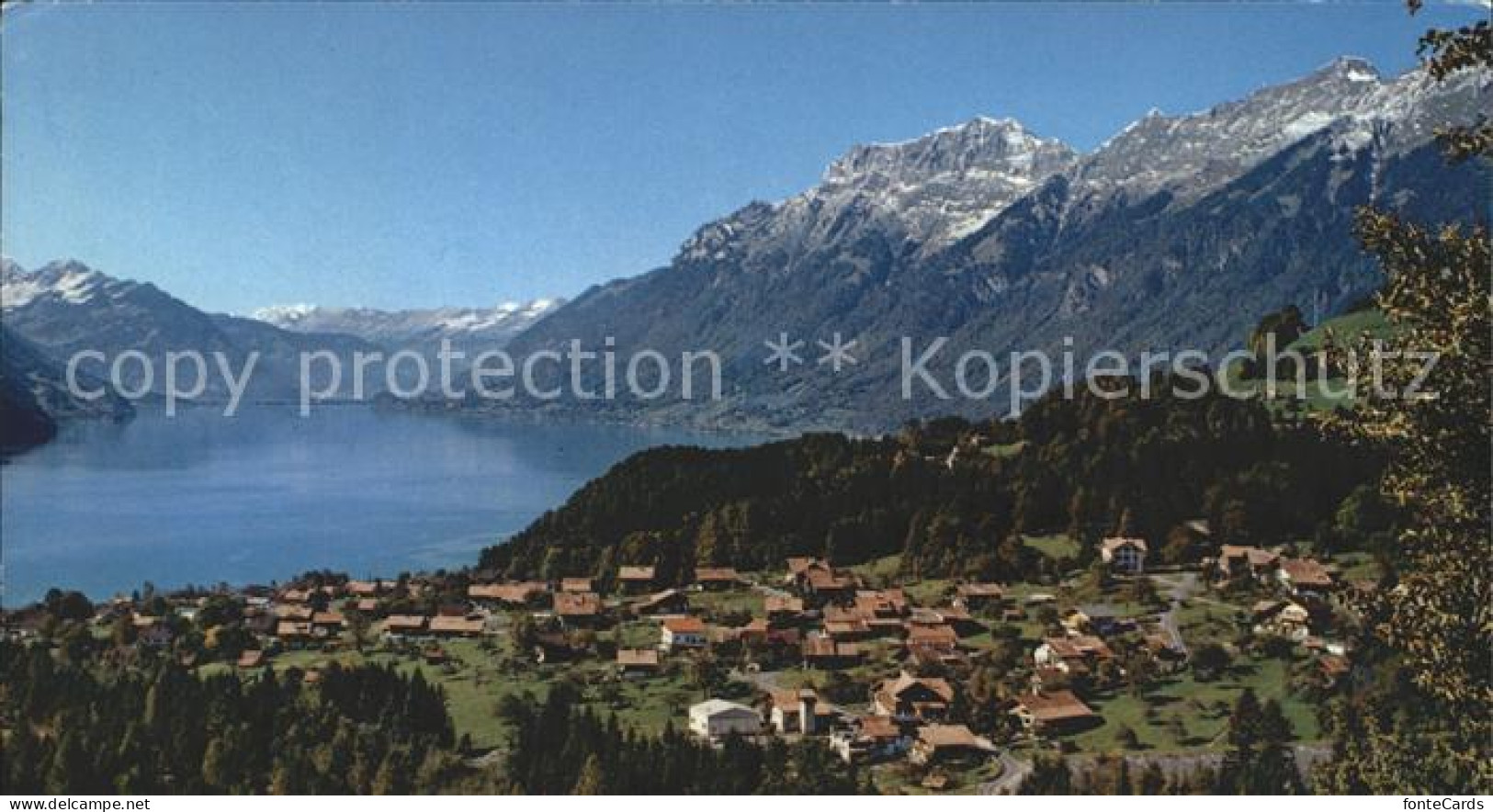 Schwanden Brienz am Brienzersee mit Brienzergrat