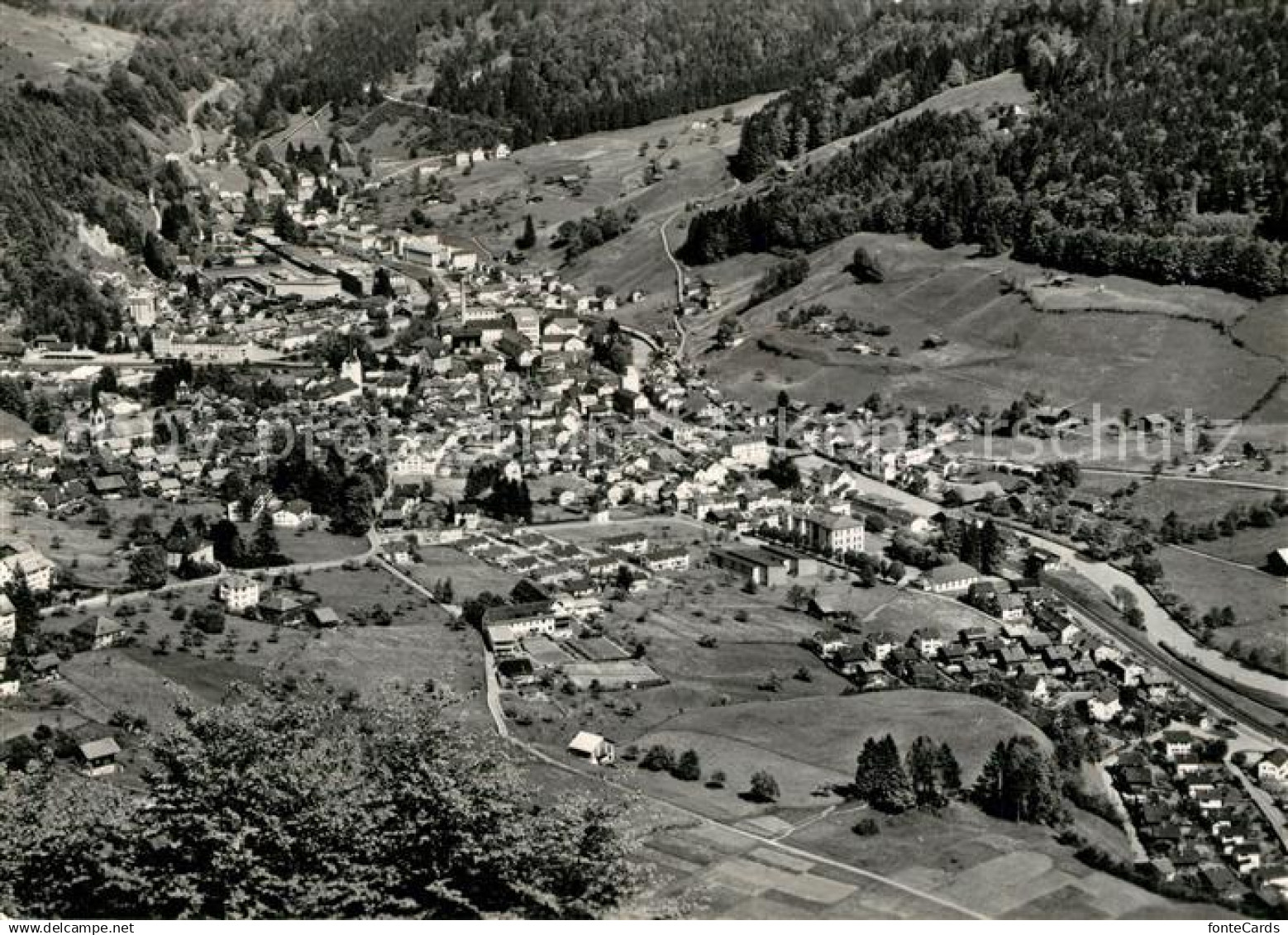 Schwanden GL Panorama