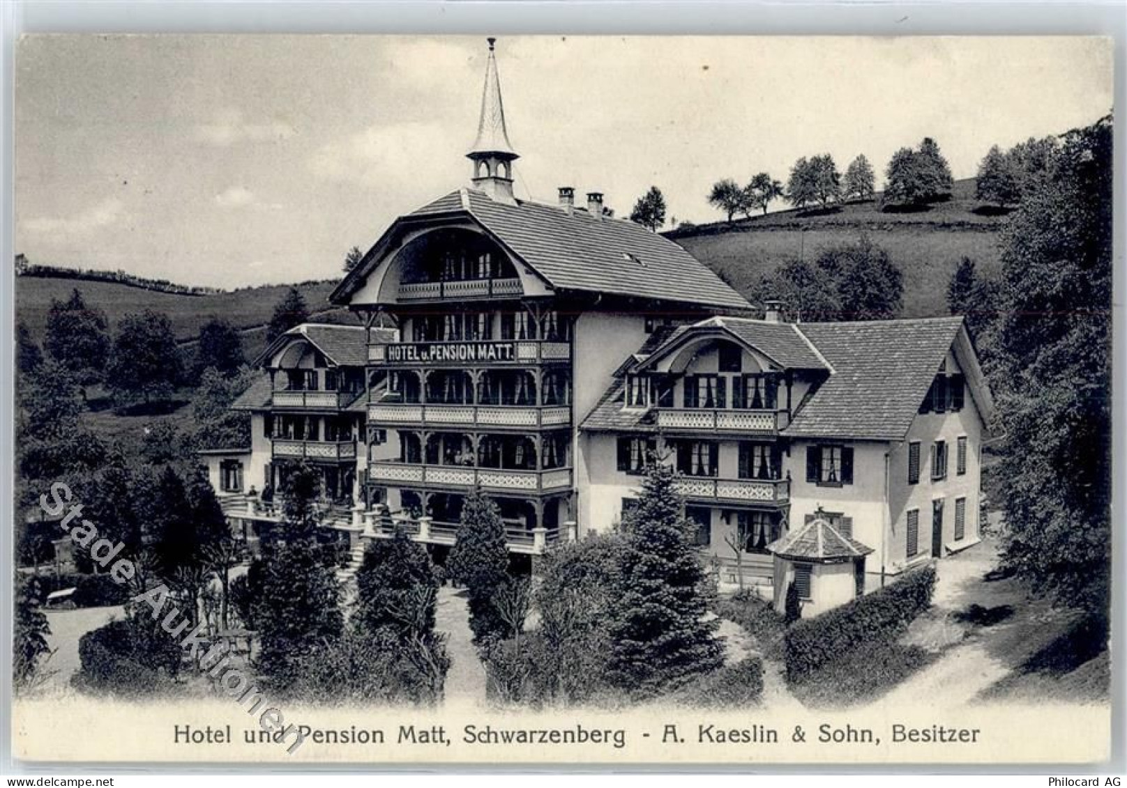 Schwarzenberg - 1924, Hotel, Pension Matt - 51279752