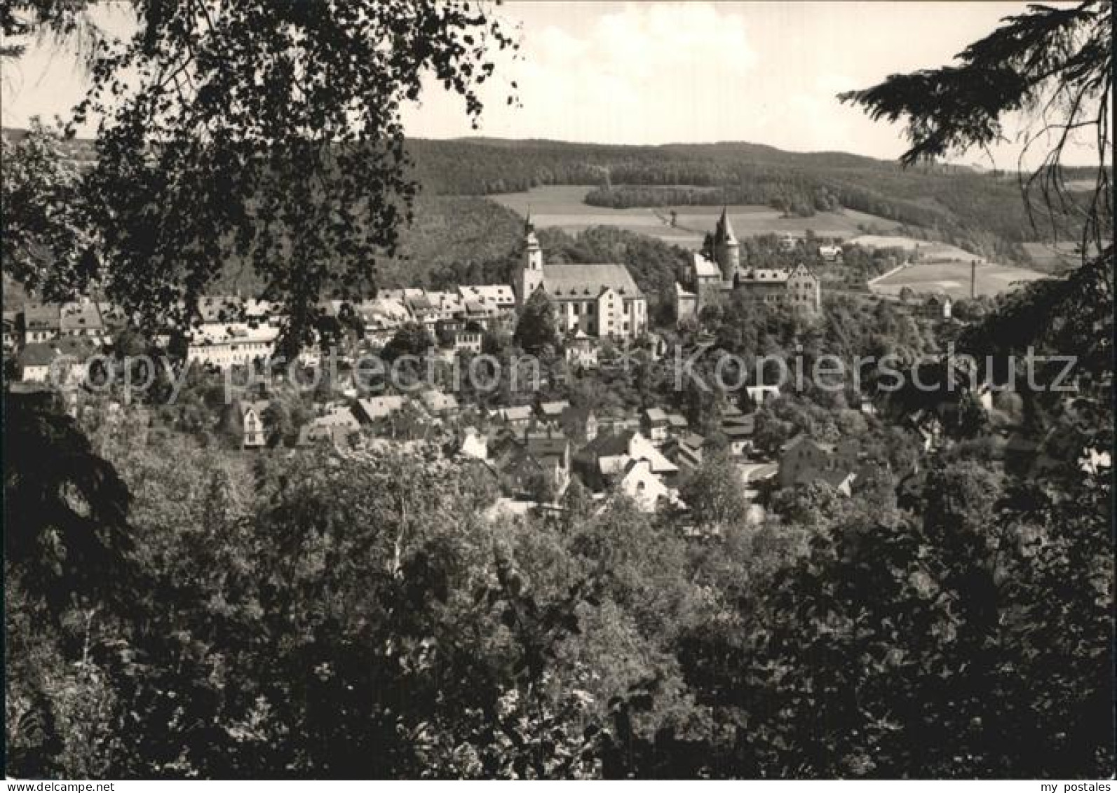 Schwarzenberg Erzgebirge Teilansicht