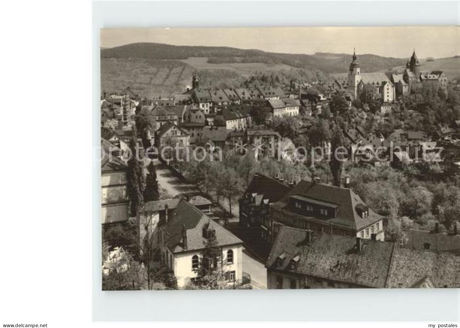 Schwarzenberg Erzgebirge Teilansicht