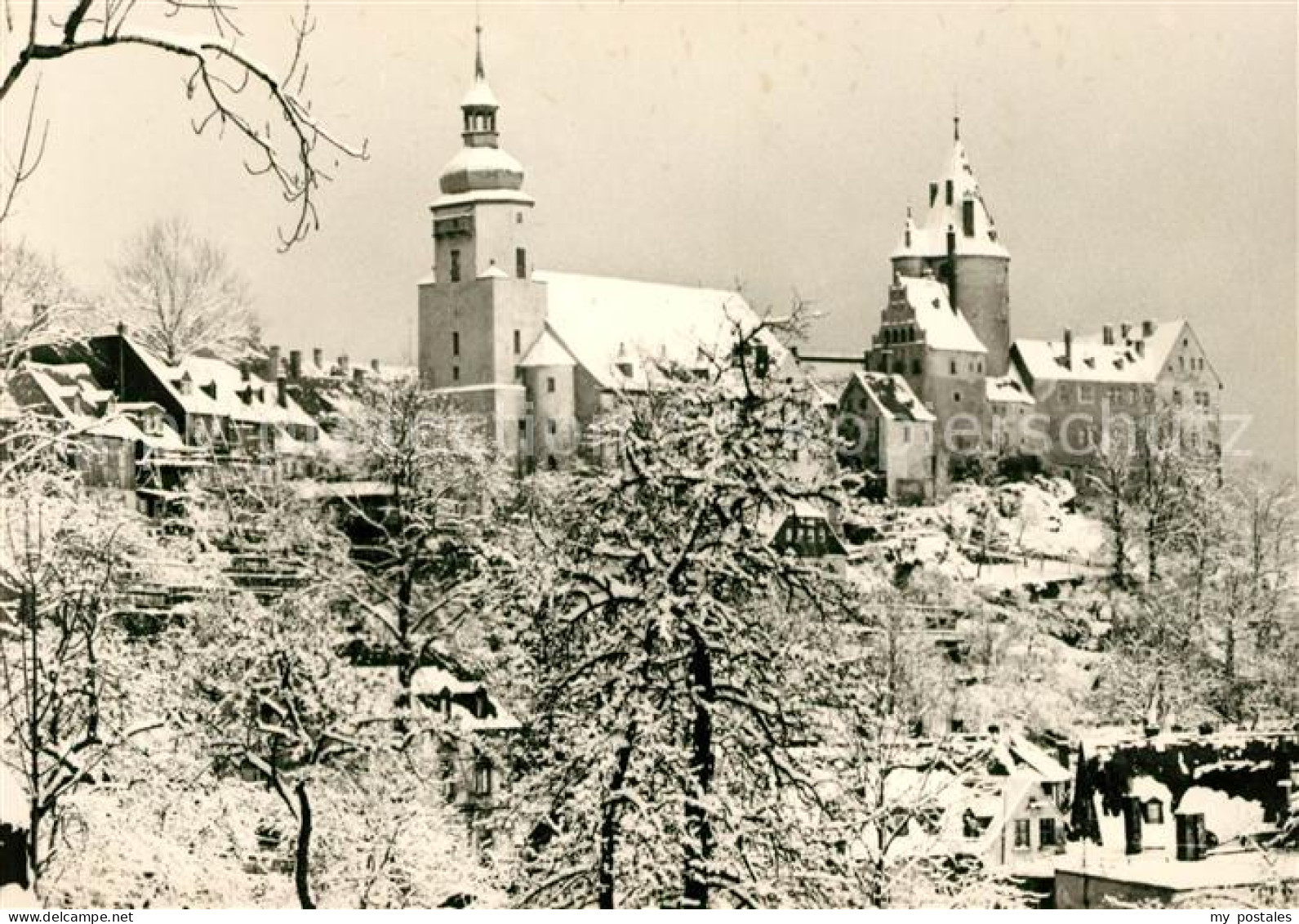 Schwarzenberg Erzgebirge Winterlandschaft