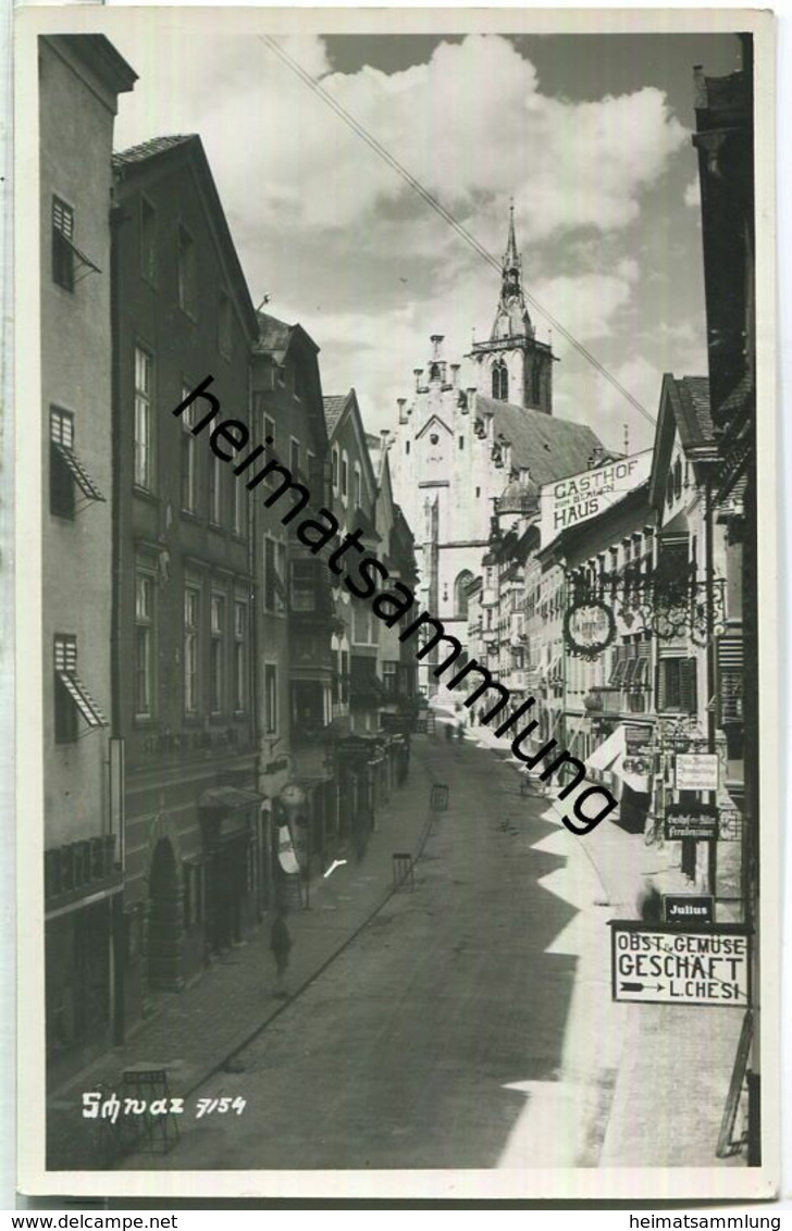 Schwaz - Foto-Ansichtskarte - Verlag Georg Angerer Schwaz