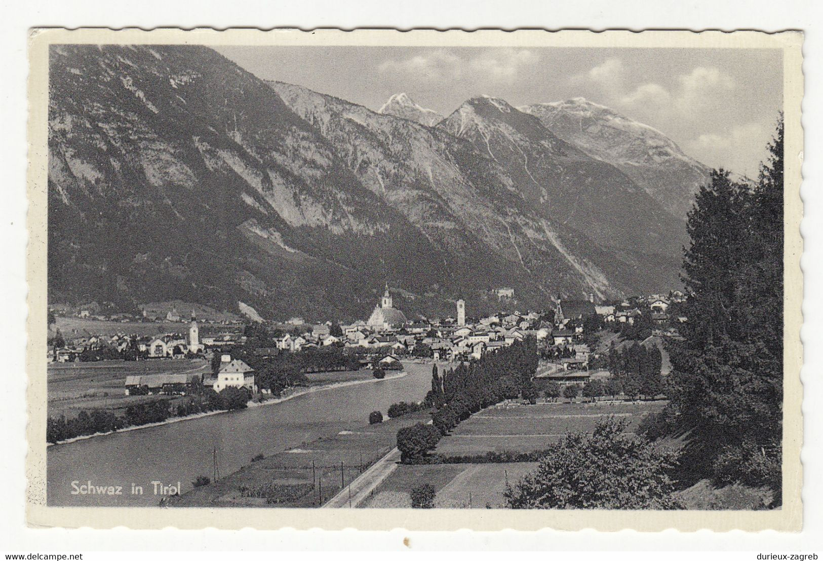 Schwaz old postcard posted 1953 b220310