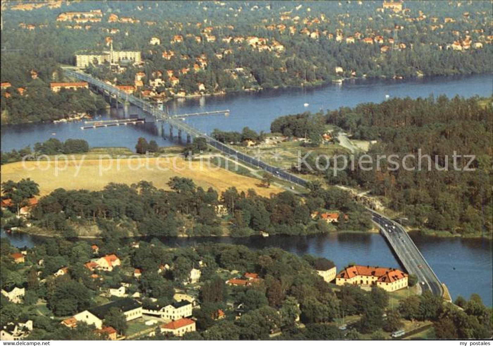 Schweden Nockebybron Luftbild