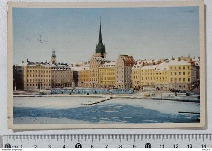 I122015 Cartolina Svezia - Stockholm - Kornhamnstorg, Storkyrkan och - VG 1964