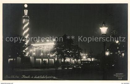 Stockholm Tivoli Beleuchtung