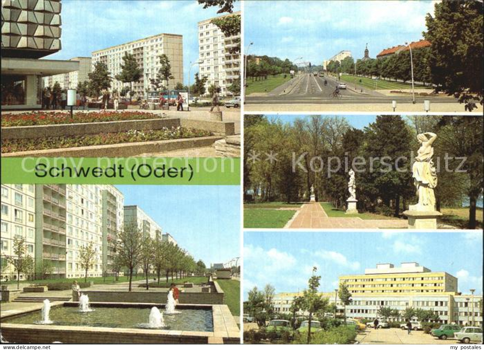 Schwedt Leninallee Park Kulturhaus