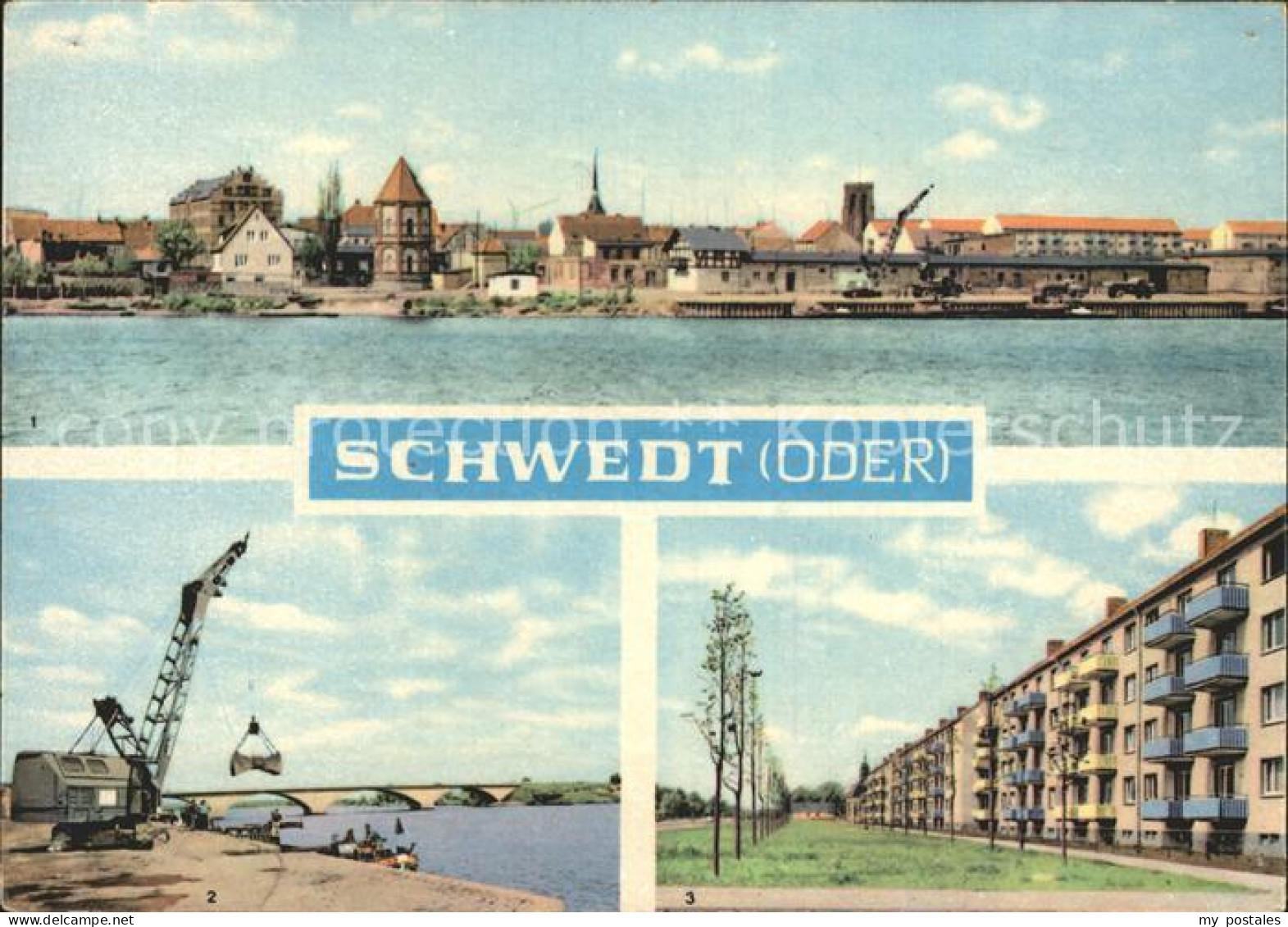 Schwedt Leninallee Stadtbruecke