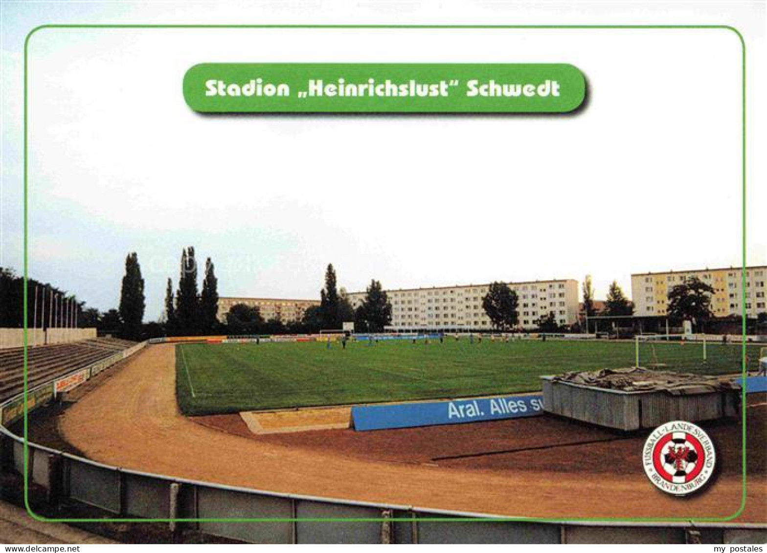 Schwedt Oder Brandenburg Stadion Heinrichslust Fussballstadion