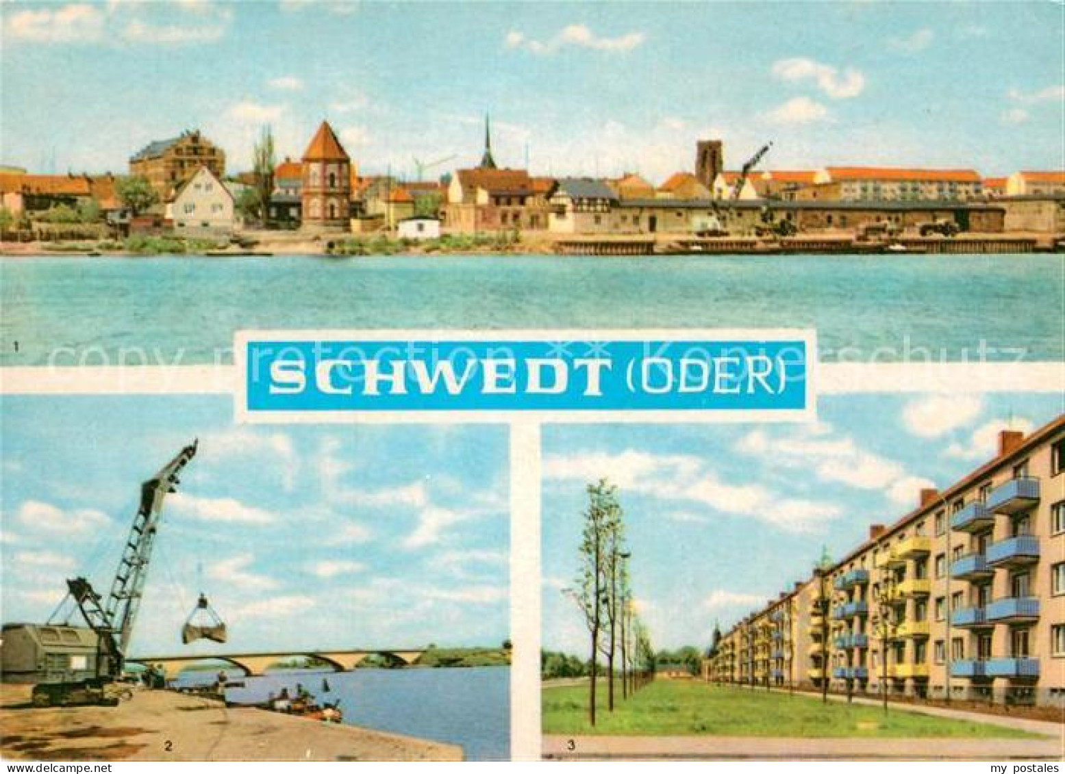 Schwedt Oder Stadtbruecke Leninallee