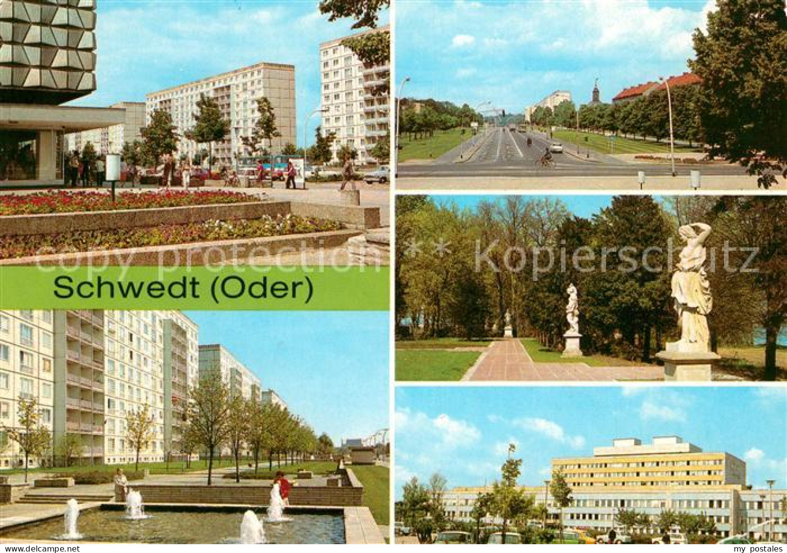 Schwedt Platz der Befreiung Leninallee