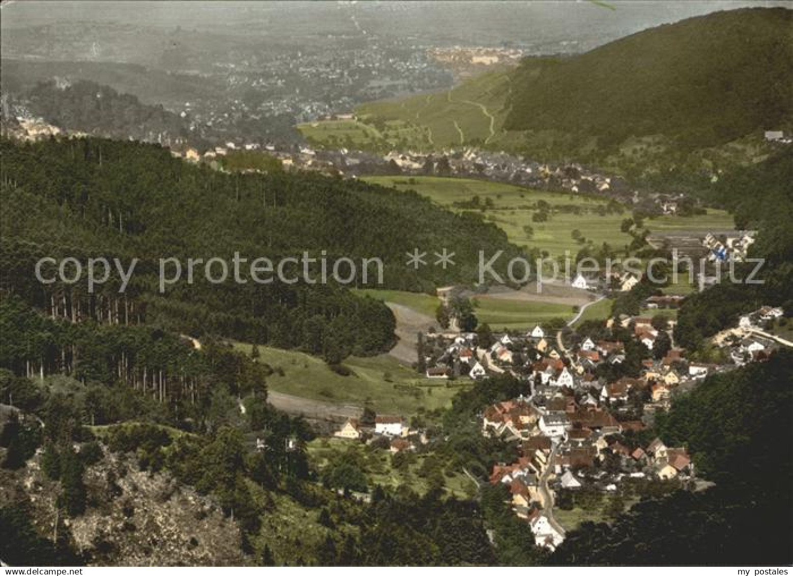 Schweighof Badenweiler Blick nach Badenweiler