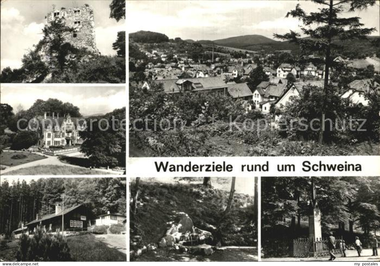 Schweina Bad Liebenstein Ruine Liebenstein Schloss Altenstein Lutherbrunnen Luth