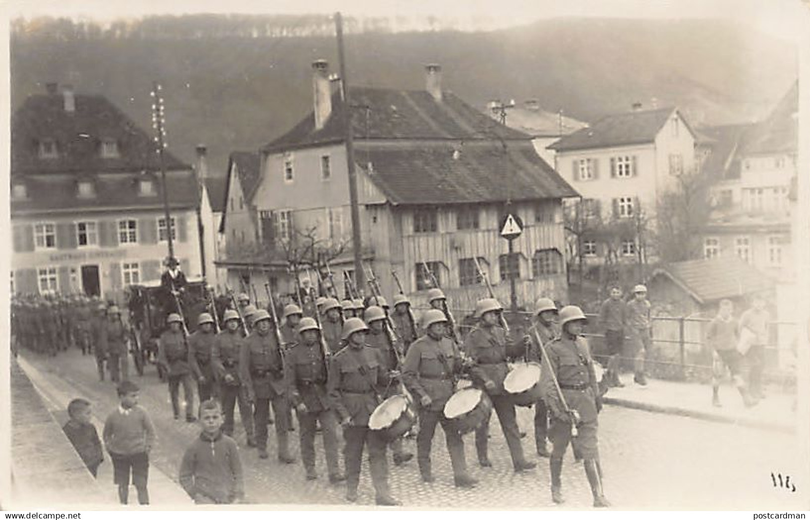 Schweiz - AARBURG (AG) Militärparade - FOTOKARTE - Verlag E. Reinhard