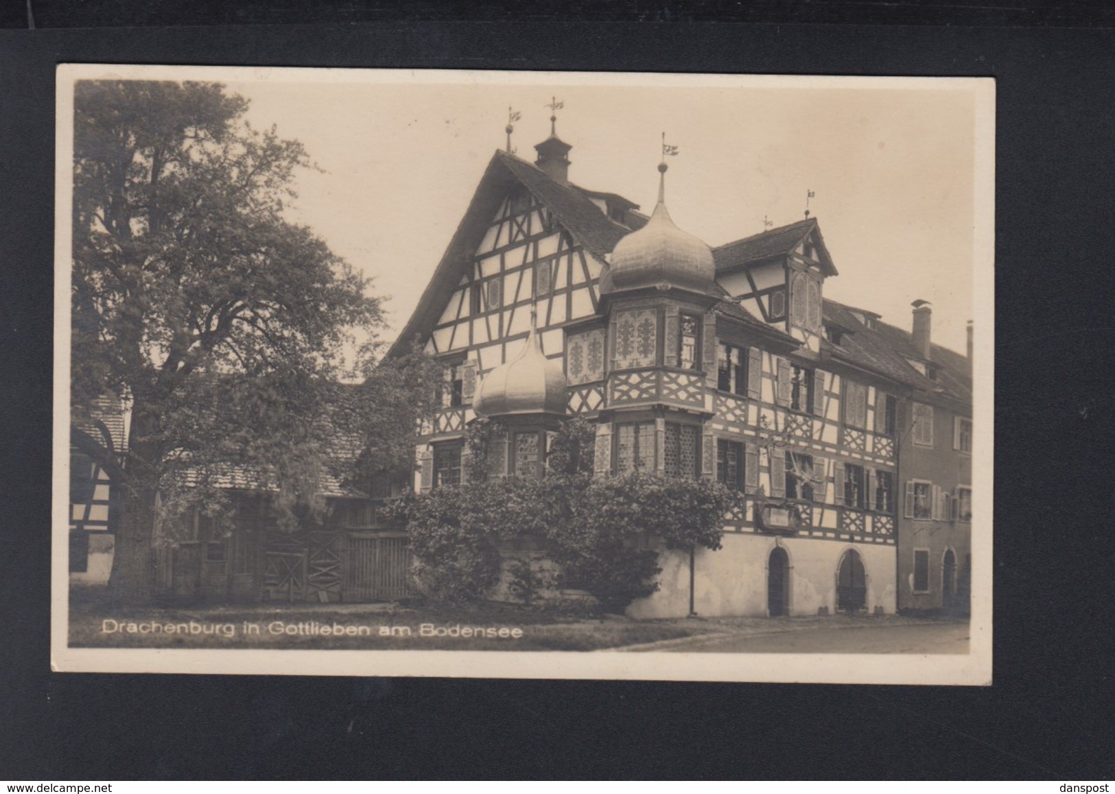 Schweiz AK Drachenburg in Gottlieben am Bodensee 1916